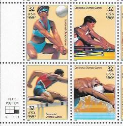 US MNH Sheet  #3068  Atlanta 1996 - 20 Olympic eventgs.