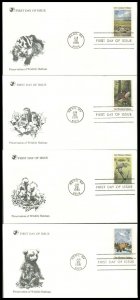 #1921-24 Wildlife Habitats Pegasus FDC Set