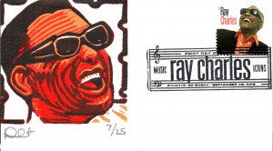 #4807 Ray Charles Curtis FDC