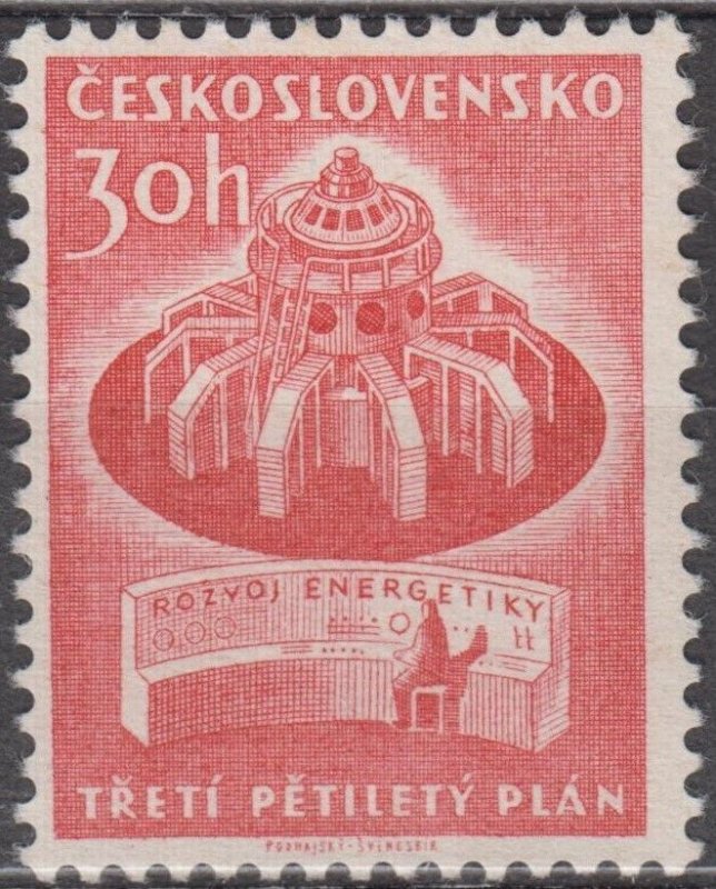 Czechoslovakia Scott #1021 1961 Unused no gum