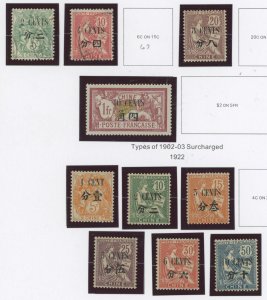 France/China/Canton #65/82 Unused Single