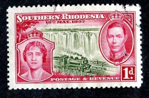 1937 Papua Sc.# 38 used cv $0.40 (502 BCXX )