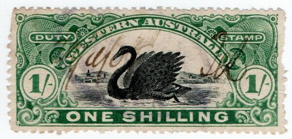 (I.B) Australia - Western Australia Revenue : Stamp Duty 1/-