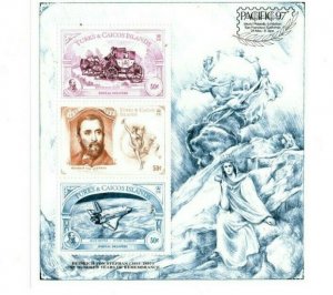 Turks and Caicos - 1998 - UPU/Pacific - Sheet of Three - MNH