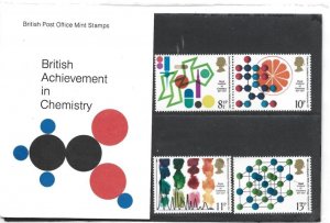 1977 British Achievement In Chemistry Presentation Pack Unmounted Mint