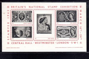 GREAT BRITAIN 1964 NATIONAL STAMP EXIBITION MINT VF NH O.G S/5 IMP. (2GB)