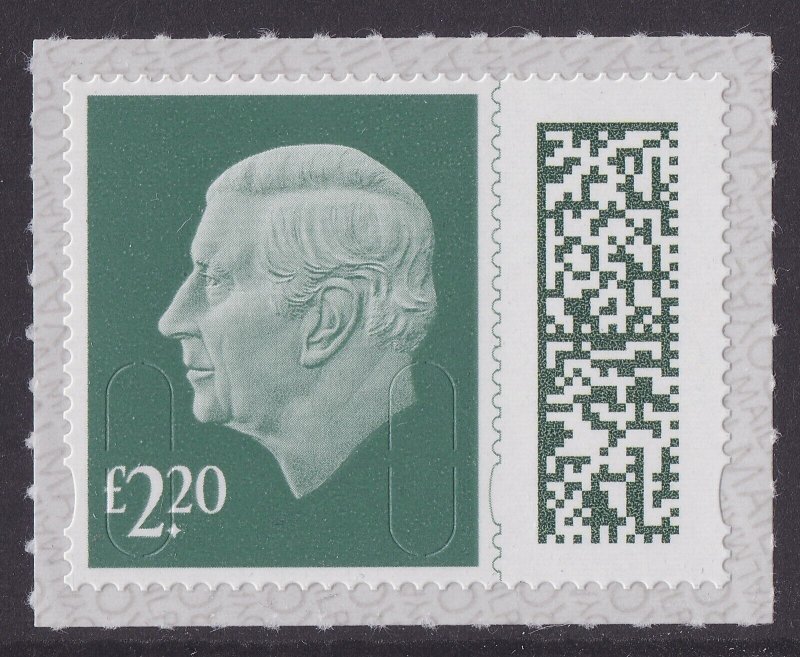 GB King Charles III Definitive M23L set (5 stamps) MNH 2023