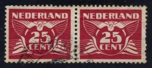 Netherlands #243N Gull; Used Pair