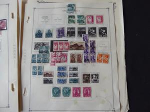 South Africa Classic Stamp Collection on Album Pages