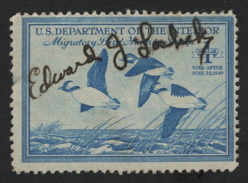 United States USED DUCK STAMP Scott Number RW15  F-VF #1  -  BARNEYS