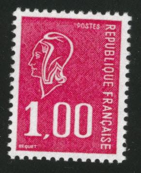 France Scott 1496 Marianne Yvert 1892b no Phos 1976 MNH**  