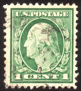 1917, US 1c, Washington, Used, Sc 498