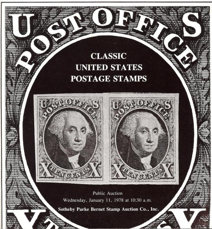 Sotheby's: Sale # 4065  -  Classic United States Postage ...