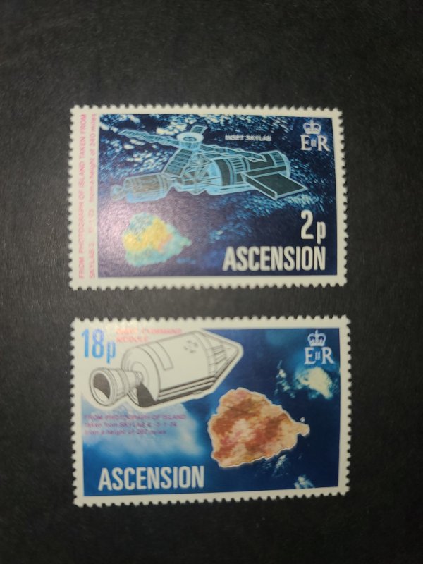 Ascension #183-4 MNH Complete Set