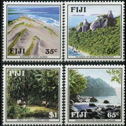 FIJI 1991 - Scott# 637-40 Scenic Views Set of 4 NH