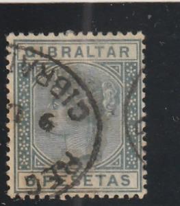 Gibraltar  Scott#  38  Used