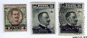 Italy Turkey Constantinople SC#3 & 6 Mint & 6 Used F-VF...Bid to Win!