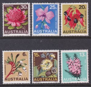 Australia 434-439 MNH VF