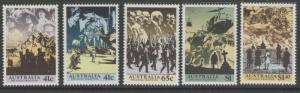 AUSTRALIA SG1241/5 1990 THE ANZAC TRADITION MNH