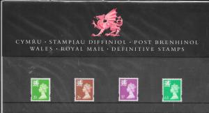 GB-Wales & Monmoutshire #WMMH70,74,82,92   (MNH) CV $14.75