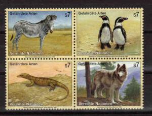 United Nations Vienna - endangered species, MNH, Mi 143-146