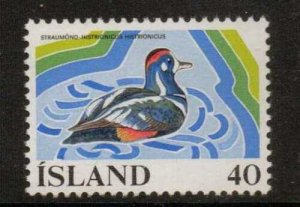 ICELAND SG555 1976 EUROPEAN WETLANDS CAMPAIGN  MNH 