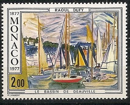 Monaco 1063 MNH 1977 Raoul Dufy Painting