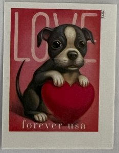 US #5746a Imperf. Love