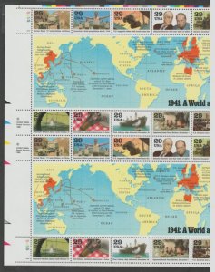 U.S. Scott Scott #2559 World at War 1941 Stamp - Mint NH Sheet