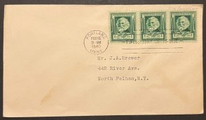 JOHN J AUDUBON #874 FEB 16 1940 PORTLAND ME FIRST DAY COVER (FDC) BX5