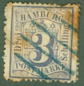 HAMBURG-GERMANY 17 USED (RL) 3780 CV $40.00 BIN $8.00