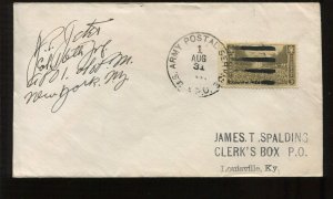 Colonel John R. Jeter Signed WW2 US Army Cover LV6358 Hürtgen Forest Battle CMDR