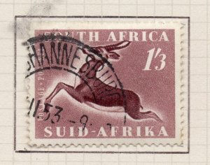 South Africa 1953 Early Issue Fine Used 1S.3d. NW-157010