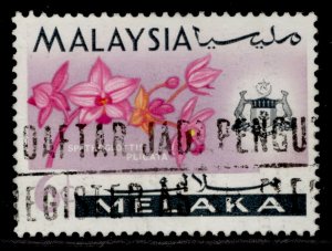 MALAYSIA - Malacca QEII SG64, 6c, FINE USED.