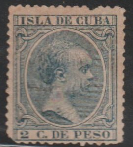 1890-97 Cuba Stamps Sc 136 King Alfonso Spain NEW