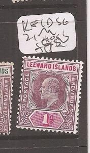 Leeward Islands King Edward 1d SG 21 MOG (2cdz)