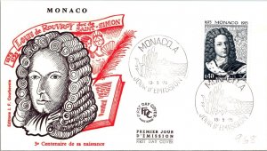 Monaco FDC 1975 SC #968 3rd Birth Centenary Saint Simon - J21145