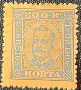 Horta, 1892, SC 12, LH, Fine Stamp