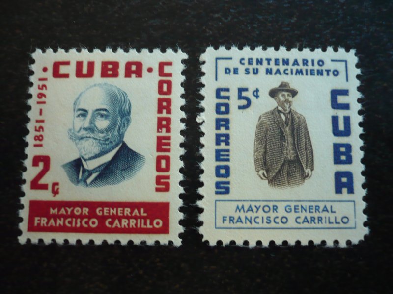 Stamps - Cuba - Scott#537-538 - Mint Hinged Set of 2 Stamps