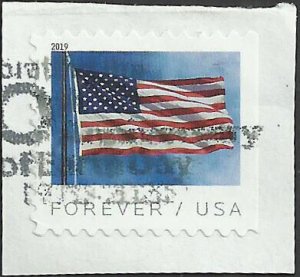 # 5345 Used US Flag Booklet Single