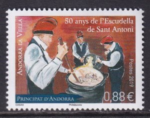 Andorra French 802 MNH VF