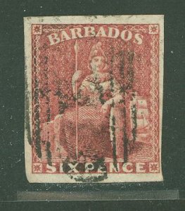 Barbados #8v Used Single