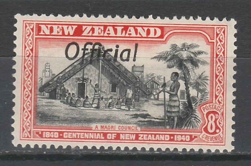 NEW ZEALAND 1940 OFFICIAL CENTENARY 8D 