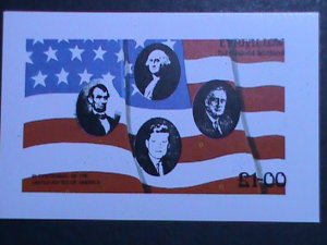 EYNHALLOW-SCOTLAND-BICENTENARY OF AMERICAN REVOLUTION-IMPERF- MNH S/S-VF