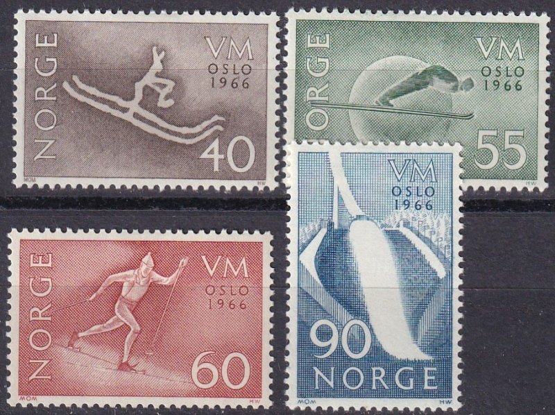 Norway #486-9  F-VF Unused  CV $5.30  (Z4742)