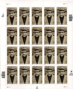 Langston Hughes Black Heritage Sheet of Twenty 37 Cent Postage Stamps Scott 3557