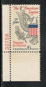 1369 * AMERICAN LEGION * U.S. Postage Stamp  MNH * LL PL#30759