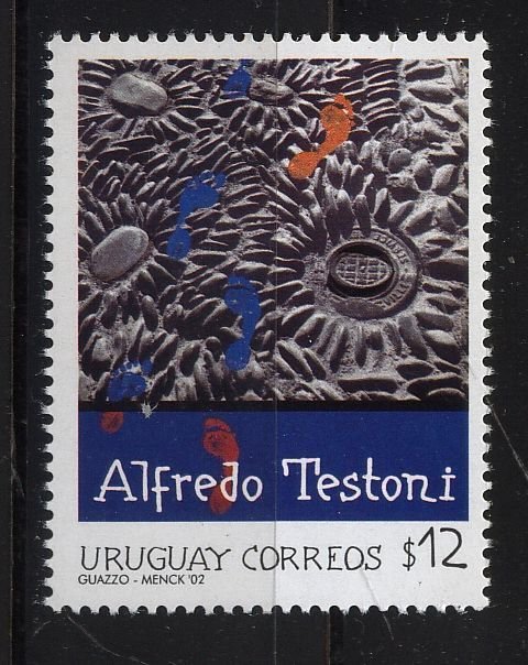 2002 Uruguay Alfredo Testoni artist photographer editor Cv $4 #1985 ** MNH