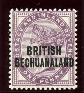 Bechuanaland 1891 QV 1d lilac superb MNH. SG 33. Sc 33.