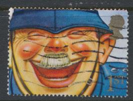 Great Britain SG 1555 -  Used  - Greetings Booklet Smiles 
